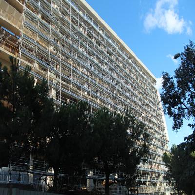 Acıbadem Hospital (Gis), iskele kalıp, güvenlik sistemleri, kiralık iskeleler, dış cephe iskele sistemleri, kalıp altı iskele sistemleri, kalıp sistemleri, mart iskele